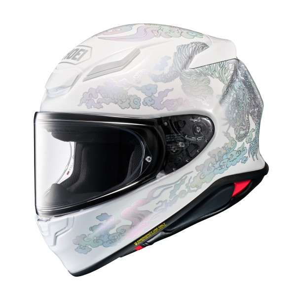 SHOEI Integralhelm NXR II FEARLESS TC-6 weiss-grau