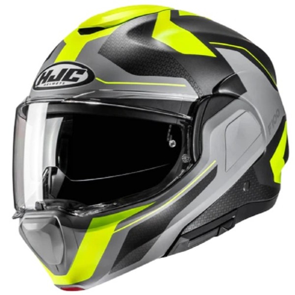 HJC Klapphelm F100 BIOS MC-3HSF mattschwarz-neongelb
