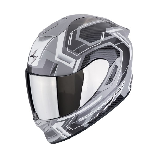 SCORPION Integralhelm EXO-1400 EVO II LINART grau-weiss