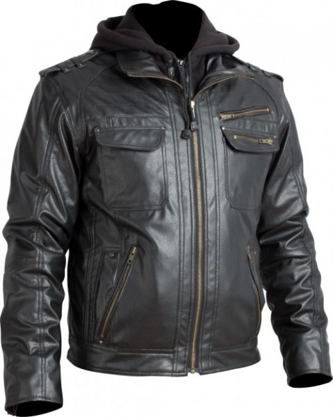 BELO Lederjacke ROCKER schwarz
