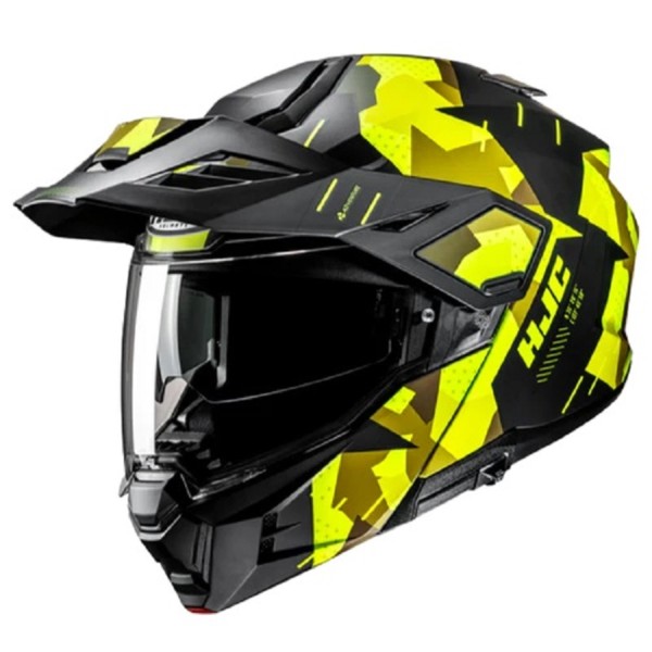 HJC Klapphelm i80 ROKI MC-3HSF mattschwarz-gelb