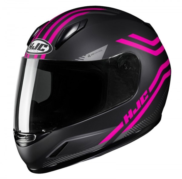 HJC Integral- Kinder-Helm CL-Y STRIX MC-3HSF schwarz pink