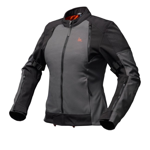 MODEKA Damen Textiljacke MUVA Lady dunkelgrau-schwarz