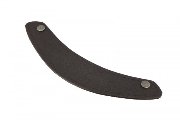 SCORPION Helmschild Sonnenschild Echtlederoptik schwarz