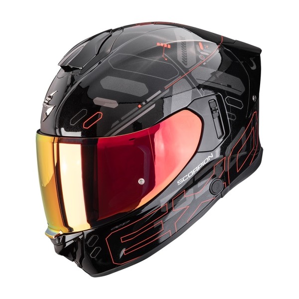 SCORPION Integralhelm EXO-530 EVO AIR FOND schwarz-rot
