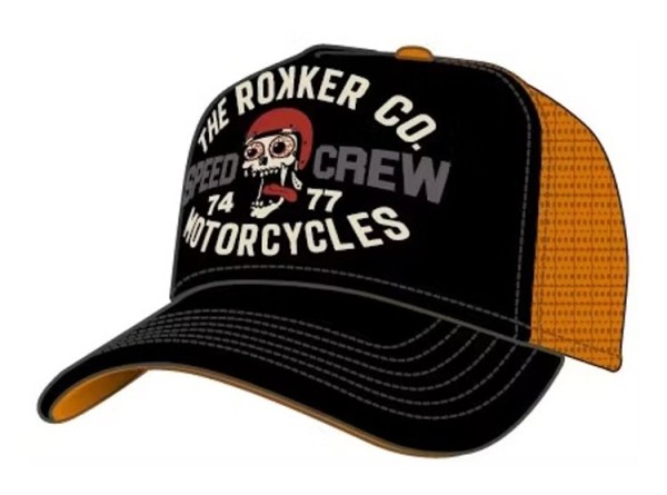 ROKKER Cap SPEED CREW TRUKKER schwarz-orange