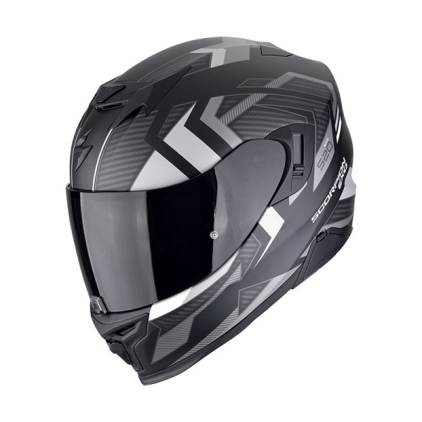 SCORPION Integralhelm EXO-520 EVO AIR SENSUS mattschwarz-silber