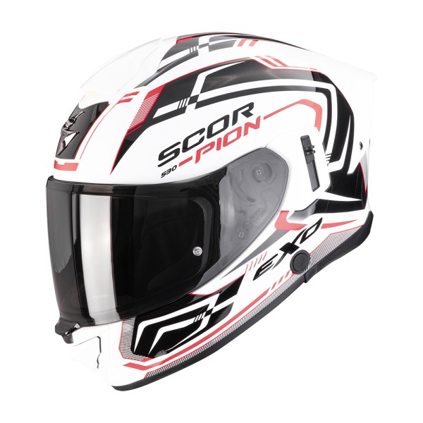 SCORPION Integralhelm EXO-530 EVO AIR SLOPE weiss-schwarz-rot