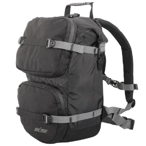 BÜSE Rucksack TRAVEL & MORE wasserdicht 30 Liter schwarz