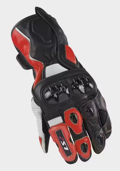 LS2 Handschuhe Sporthandschuhe SWIFT schwarz-rot