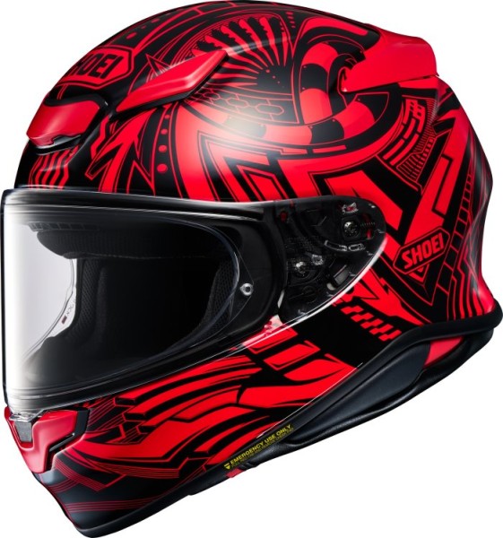 SHOEI Integralhelm NXR II BEAUT TC-1 rot-schwarz