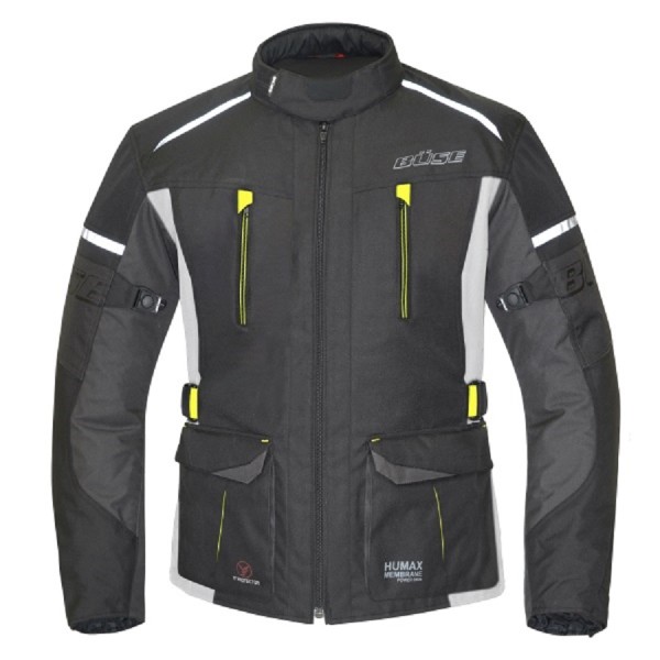 BÜSE Textiljacke RIDER schwarz-gelb