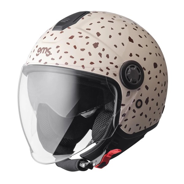 GMS Jethelm GELATO Stracciatella mattbeige-braun