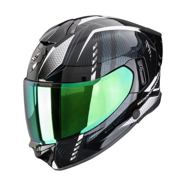 SCORPION Integralhelm EXO-530 EVO AIR THERAS schwarz-chamäleon-weiss