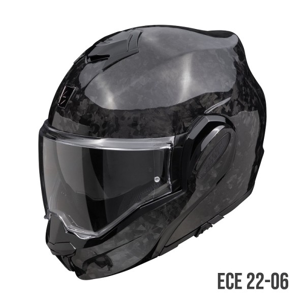 SCORPION Klapphelm Jethelm EXO-TECH EVO Carbon ONYX schwarz