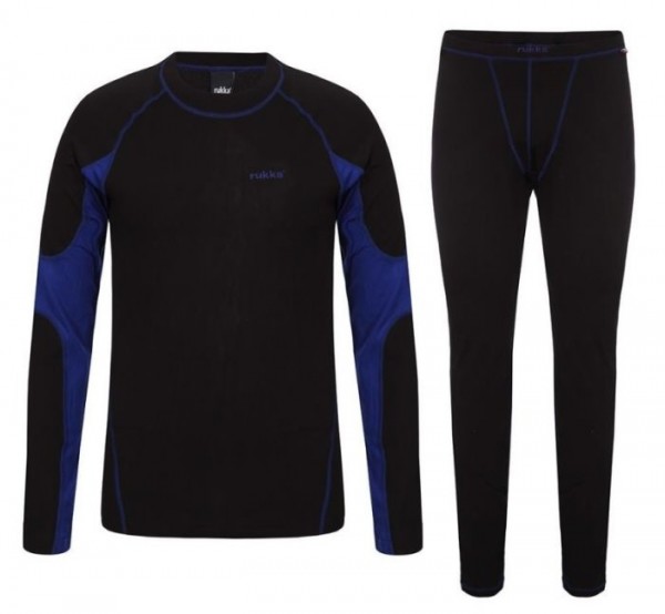 RUKKA Funktionswäsche MAYER SET schwarz-blau