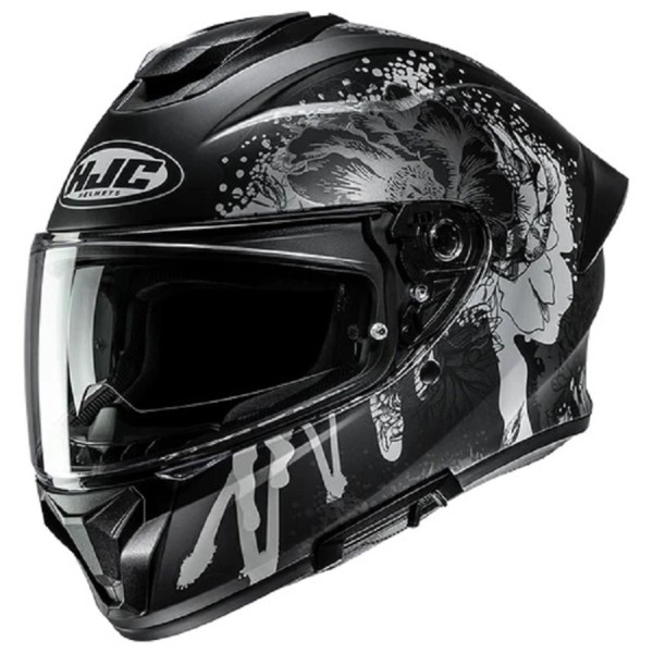 HJC Integralhelm C71 ROKO mattschwarz-grau