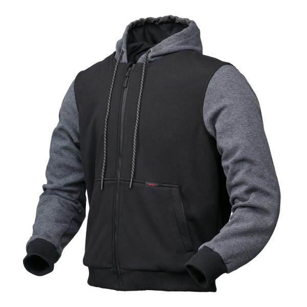 MODEKA Hoody JAMEY mit Kevlar schwarz-grau