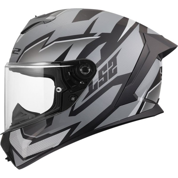 LS2 Integralhelm FF820 RAPID III XTREM schwarz-grau
