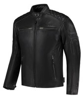 RUSTY STICHES Lederjacke SUPER JARI V2 schwarz große Größen RUSTY STICHES Lederjacke SUPER JARI V2 schwarz große Größen