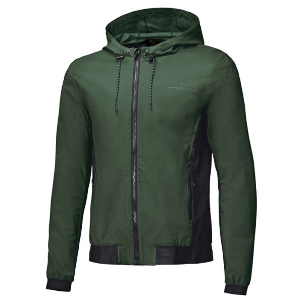 HELD Adventure Jacke Hoodie DRAGGER military grün