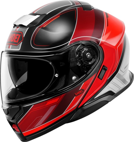 SHOEI Klapphelm Systemhelm NEOTEC 3 SHARPEN TC-1 schwarz-rot
