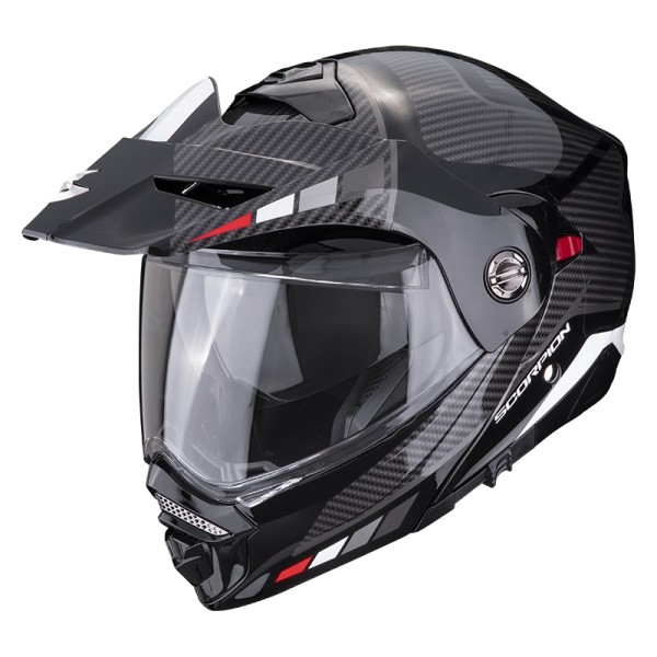 SCORPION Enduro Klapphelm ADX-2 CAMINO schwarz-silber-rot