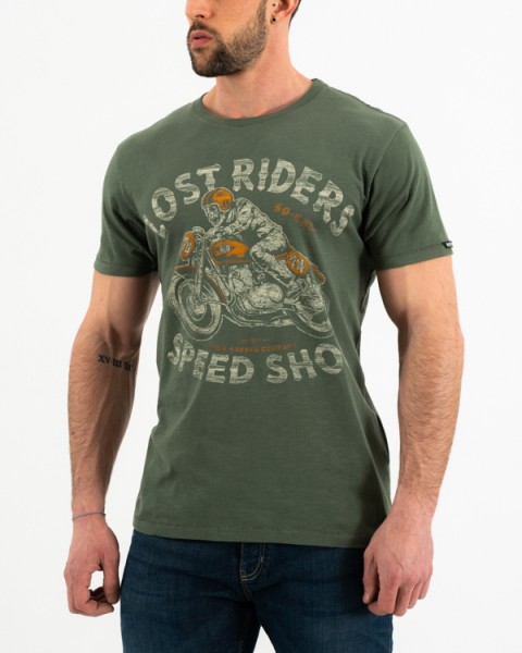 ROKKER T-Shirt LOST RIDERS olive