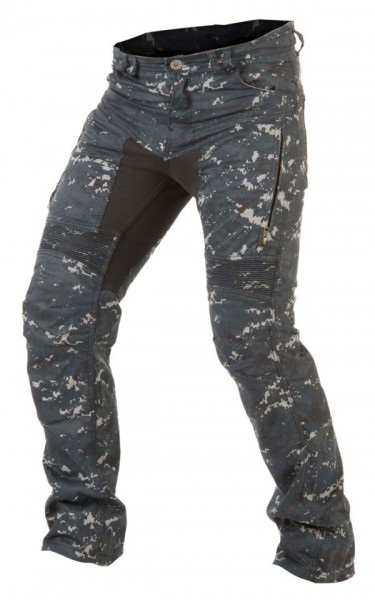 TRILOBITE Kevlar Jeans PARADO DIGI CAMO mit TÜV CE camouflage-blau