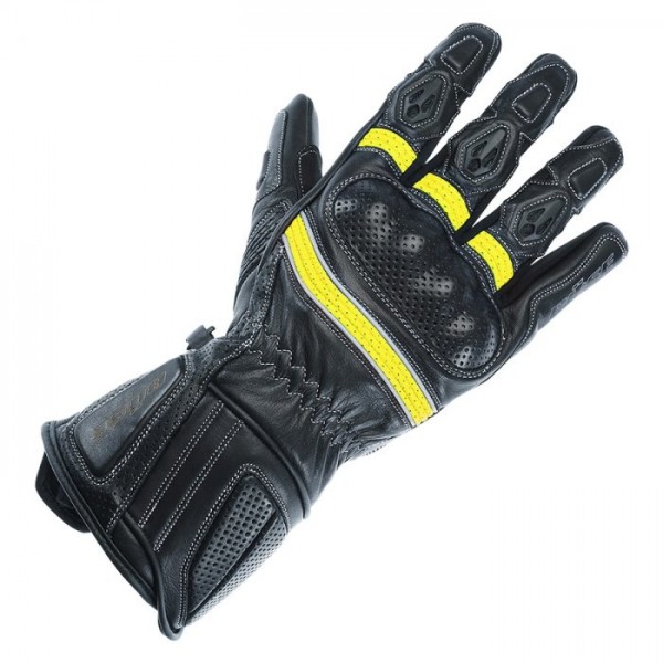 BÜSE Damen Sport Handschuhe PIT LANE schwarz-gelb