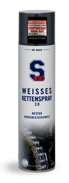 S100 Weisses Kettenspray 2.0 Jubiläumsedition 500 ml