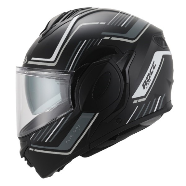 ROCC Klapphelm, ROCC 910 schwarz-weiss