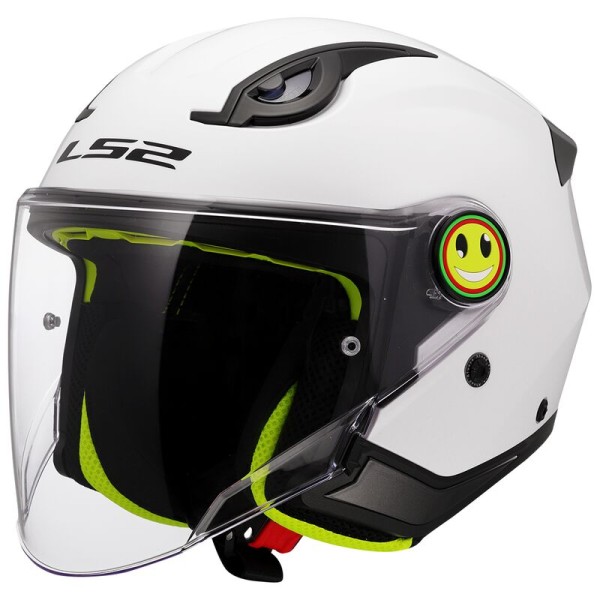 LS2 Jethelm Kinderhelm OF622 Junior FUNNY II weiss