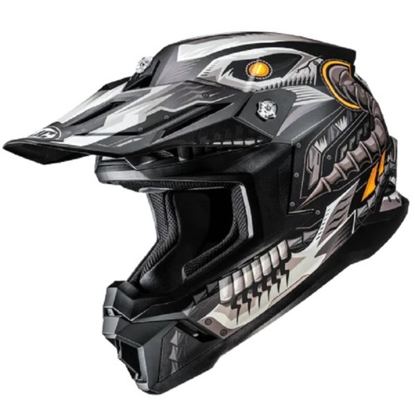 HJC Offroadhelm C50 MECHA BEAST MC.-5SF mattschwarz-grau