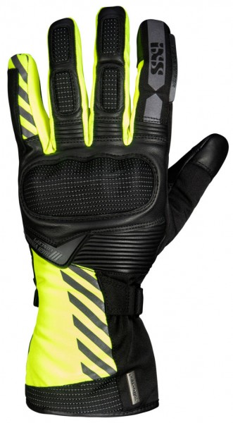 IXS Handschuhe GLASGOW-ST 2.0 wasserdicht schwarz-gelb