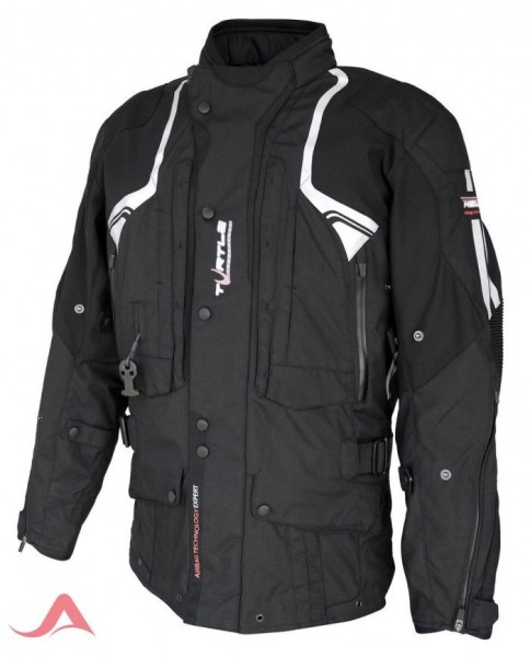 HELITE Airbag-Jacke Textiljacke TOURING 2.0 schwarz