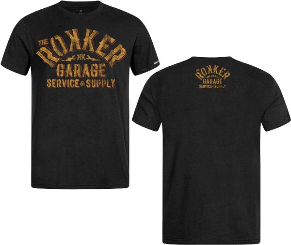 ROKKER T-Shirt GARAGE schwarz-gelb