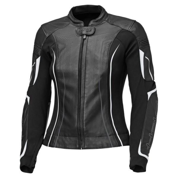 HELD Damen Lederjacke DEBBIE III 3 schwarz-weiss