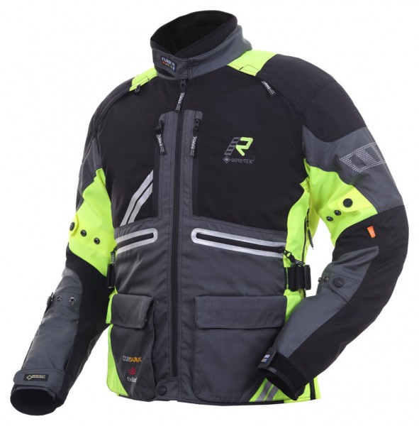 RUKKA Textiljacke OFFLANE schwarz-gelb GORE-TEX®