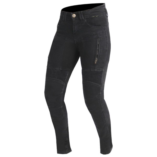 TRILOBITE Kevlar Damen Jeans PARADO MONOLAYER Slim Fit schwarz